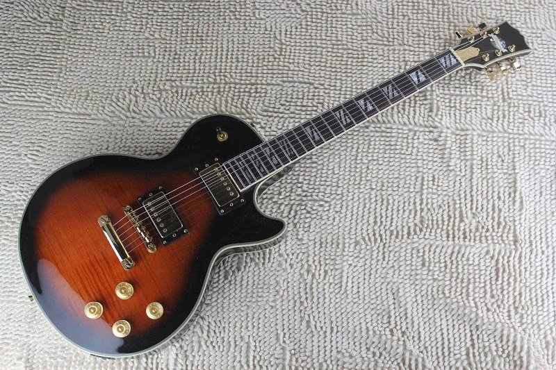 Free shipping! custom Shop LP s Sunburst Electric Guitar +gold parts! 1312-21 | Спорт и развлечения