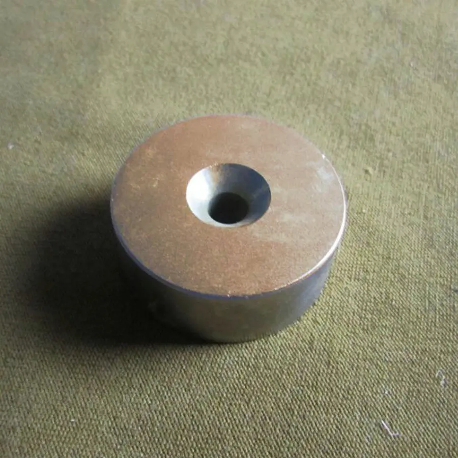 

Whosale magnet 50*20mm Strong Block 1 Countersunk Hole Rare Earth Neodymium Magnet 50mm x 20mm with hole