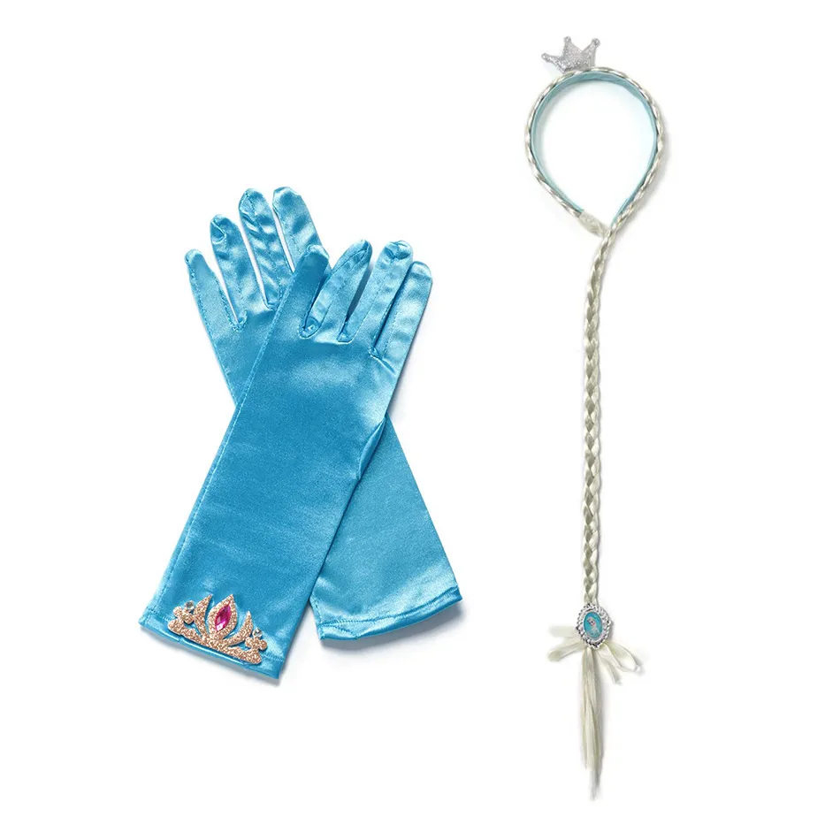 Girls-Cosplay-Costume---Elsa-Wig-and-Gloves