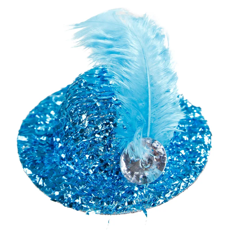 Pet Dog Cat Cap Hairpin Imitation Diamond Birthday Party Headwear Accessories BlingBling Pet Hat For Kittens Poodle Grooming (6)
