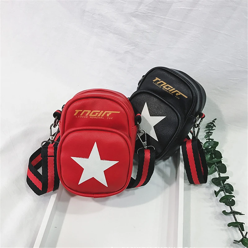 

Children's bag New five-pointed Star Broadband Mini Diagonal Bag Fashion Tide Kids Purse