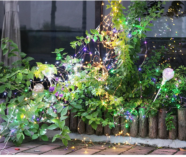 LED Outdoor Solar Lamp String Lights 100/200/300 LEDs Fairy Holiday Christmas Party Garland Solar Garden Waterproof