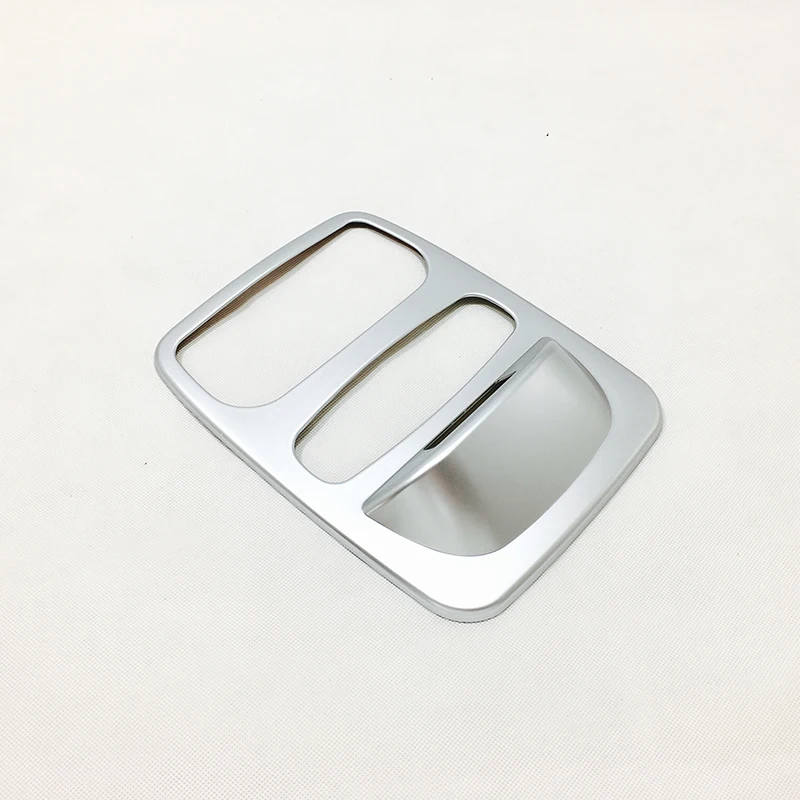 

For Renault Clio 4 Clio4 20132014 2015 ABS Matte Silver Front Read Light Lampshade Panel Cover Trim Car Accessories sticker 1pcs