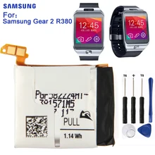 Samsung сменный Смарт-часы с аккумулятором SM-R380 для samsung gear 2 gear 2 R380 SM-R380 Смарт-часы 300 мАч