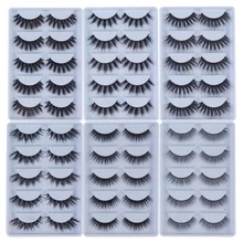 MB, новинка, 5 пар, 3D,, норковые ресницы, безжалостные, 5D, ручная работа, многоразовые, натуральные, популярные, накладные ресницы, много, макияж