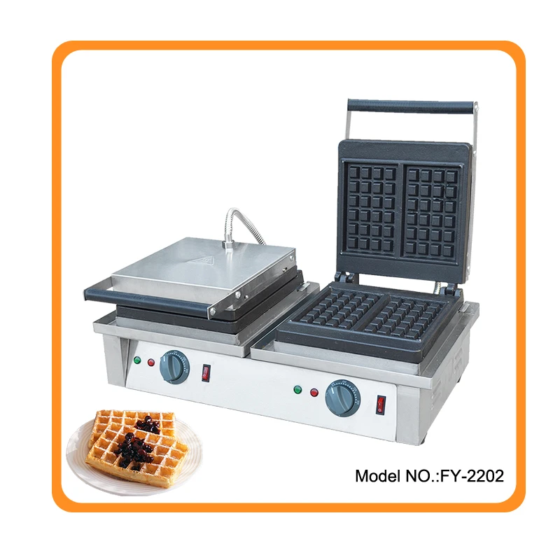Gratis Verzending 220 V Of 110 V Beschikbaar Commerciele Wafelijzer Elektrische Wafel Baker Gietijzeren Plaat Prijs Commercial Waffle Waffle Bakerwaffle Iron Aliexpress