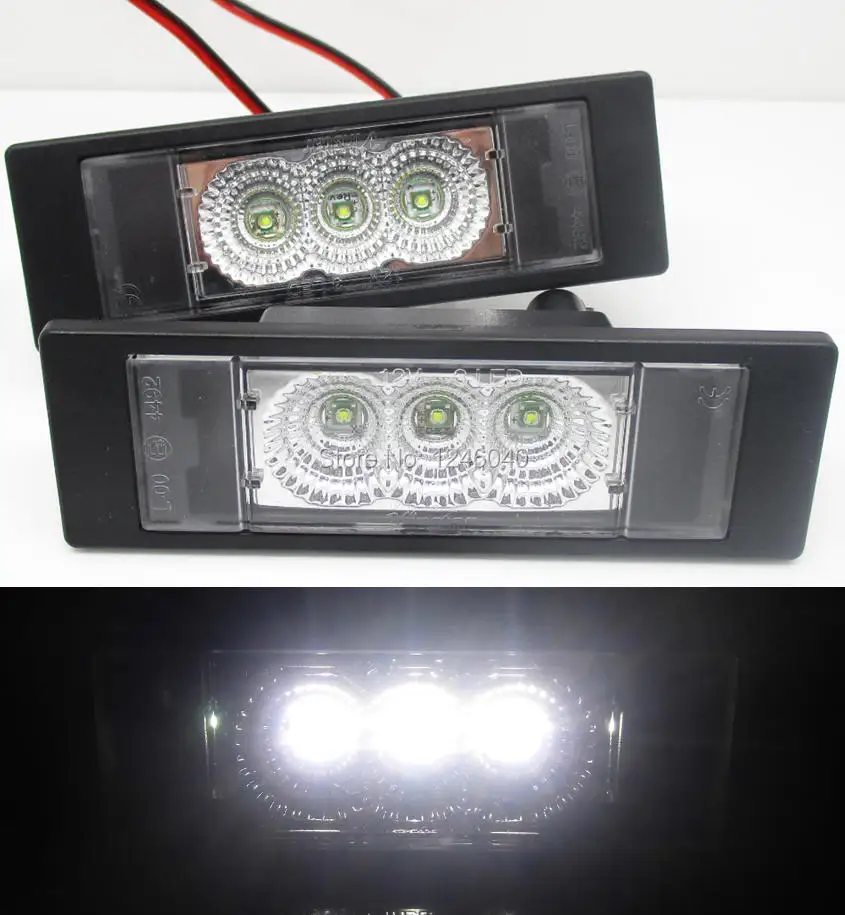 2 шт. Led номерной знак светильник для BMW E81 E87 E85 E86 E89 Z4 E63 E64 M6 F12 2D F13 Кабриолет F20 F06 K48 |