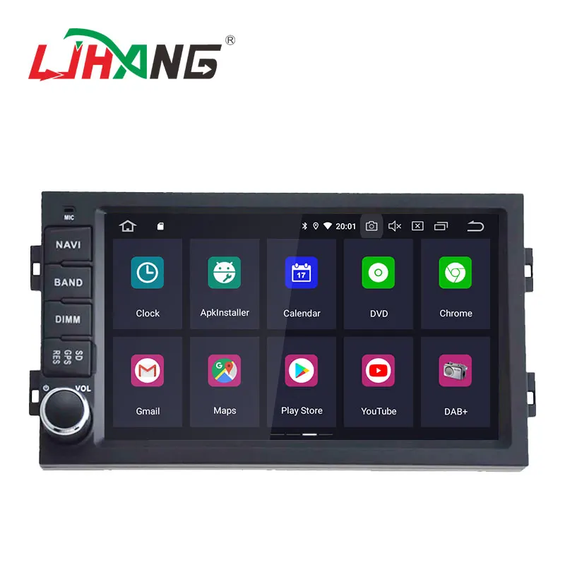 Discount LJHANG 1 Din Android 9.0 Car DVD Player For Peugeot 308/308s 2013-2017 Car Multimedia Player Radio WIFI Audio automotive RDS DSP 1