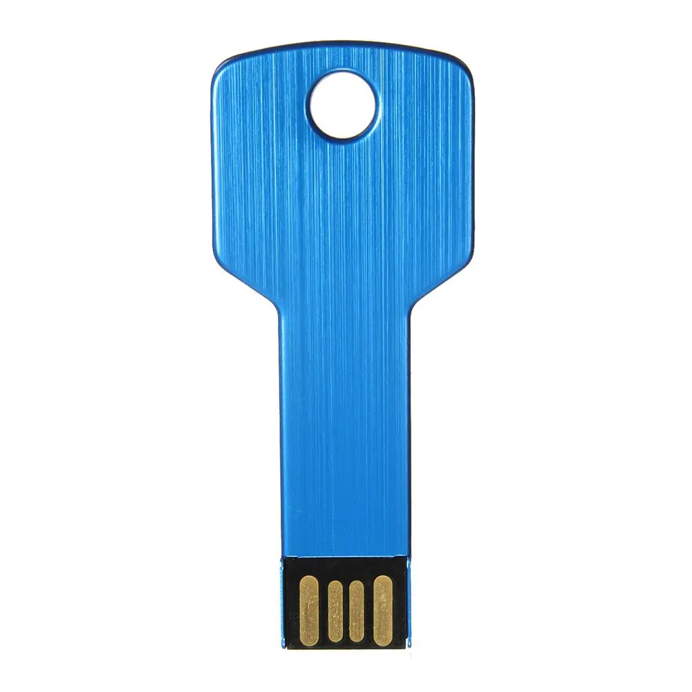 Random color 32GB USB 2,0 металлический ключ модель флеш-накопитель Флэшка подарок для хранения - Цвет: Random color