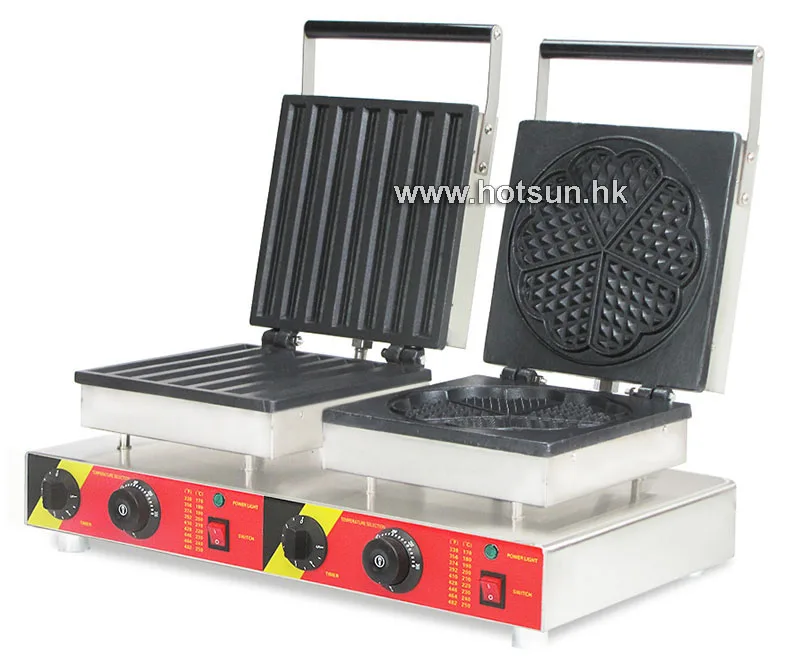 Free Shipping Commercial Non stick 110V 220V Electric 2 in 1 Churro