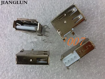 

JIANGLUN USB-A female socket 90 degrees A female side inserted long vertical USB base long side plug