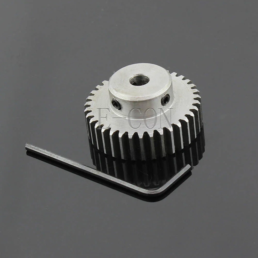 1pcs 1M35T 6.35mm/12.7mm/6mm/7mm/8mm/10mm/12mm/14mm/15mm/16mm/17mm Bore Hole 35 Teeth 1 Module Motor Metal Gear Wheel Top Screw