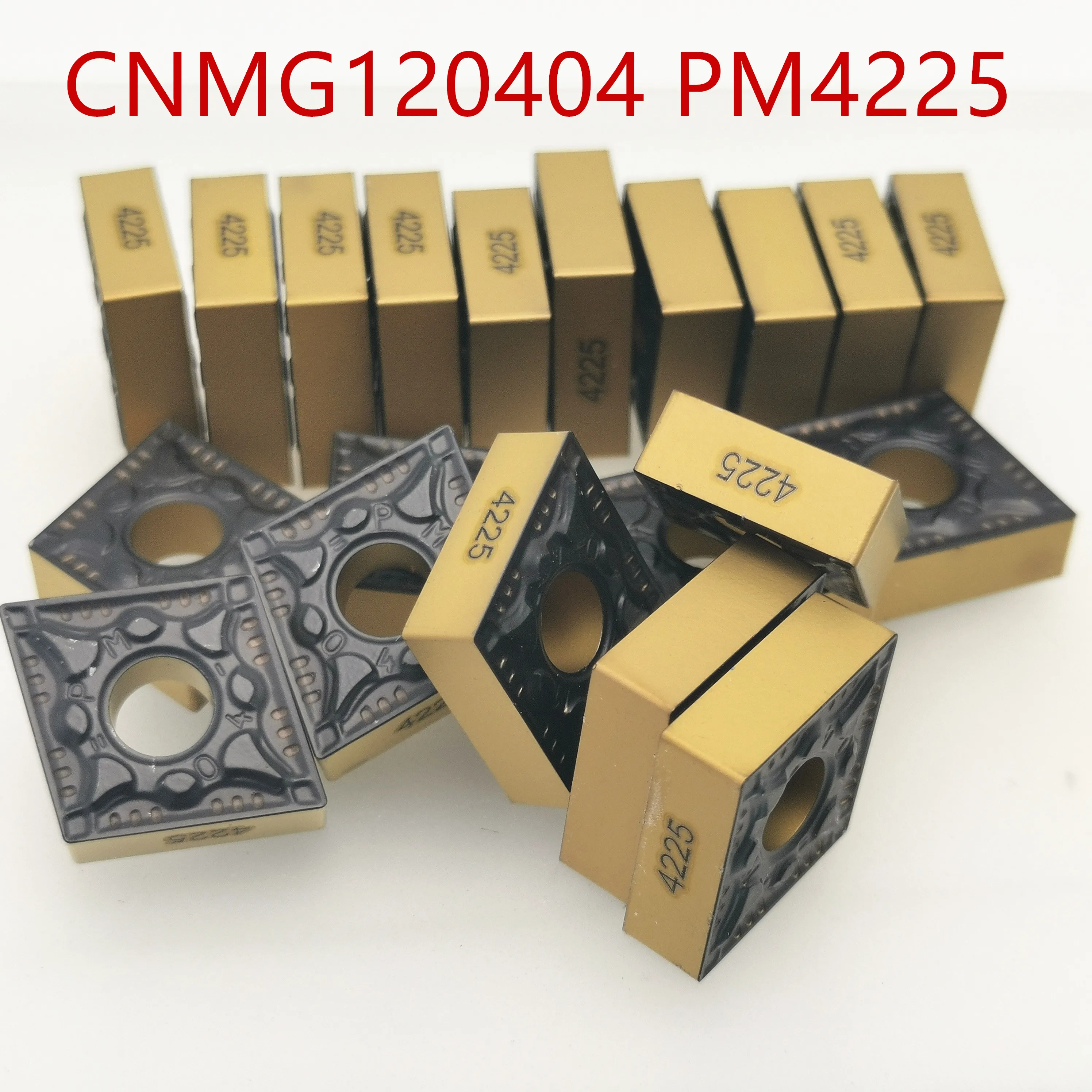 

Hard Alloy CNMG120404 PM 4225 External Turning Tools Carbide insert Lathe Tool CNMG 120404 PVD turning insert tungsten carbide
