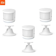 Датчик человеческого тела Xiaomi, Магнитный умный дом, Супер практичное устройство, умное интеллектуальное устройство с поворотным держателем, опция