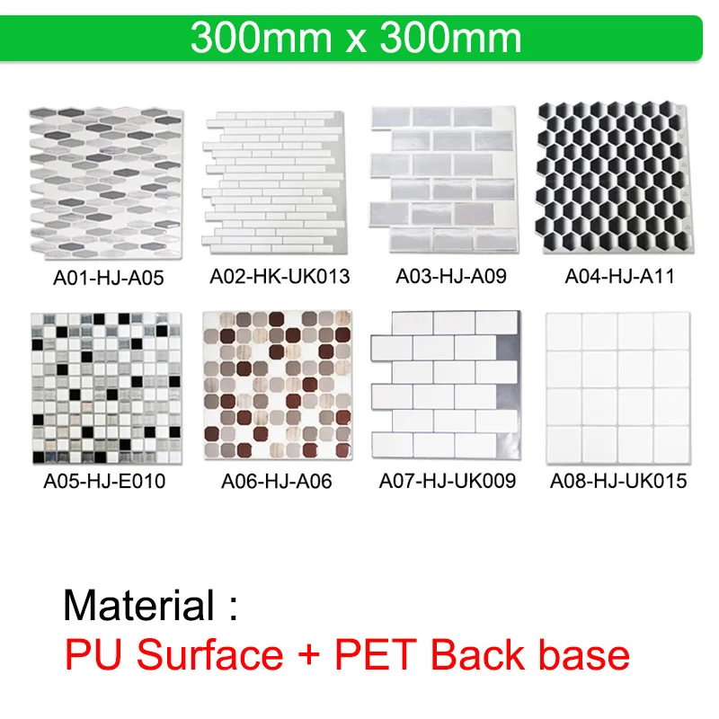 3D Wall Stickers Marble Mosaic Peel and Self-adhesive Wall paper Waterproof for Kitchen Bathroom Home Wall Decal Sticker Vinyl 3D Wall Stickers Marble Mosaic Peel and Self-adhesive Wall paper Waterproof for Kitchen Bathroom Home Wall Decal Sticker Vinyl