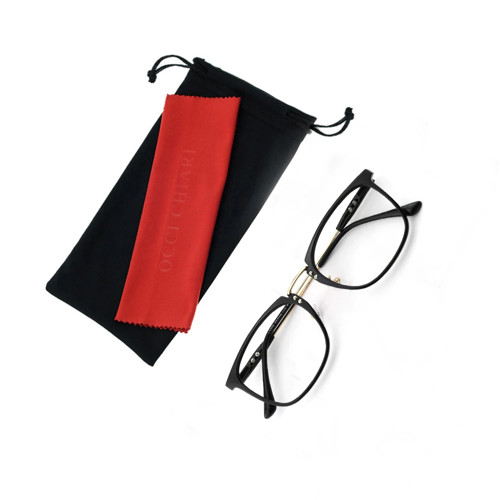 Корейская мода очки оправа прозрачные линзы оптические очки черные синие оправа для очков для мужчин OCCI CHIARI OC2002