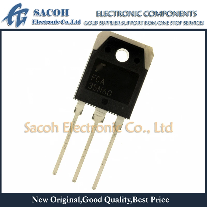 

New Original 5PCS/Lot FCA35N60 35N60 TO-3P 35A 600V Powerful MOSFET Field-effect Transistor Electronics Components Kit Circuits