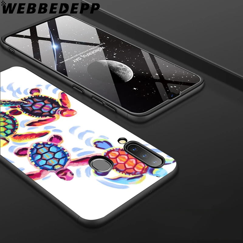 WEBBEDEPP морская черепаха Мягкий ТПУ чехол для Samsung Galaxy Note8 9 A10 A20 A40 A50 A60 A70 M10 M20