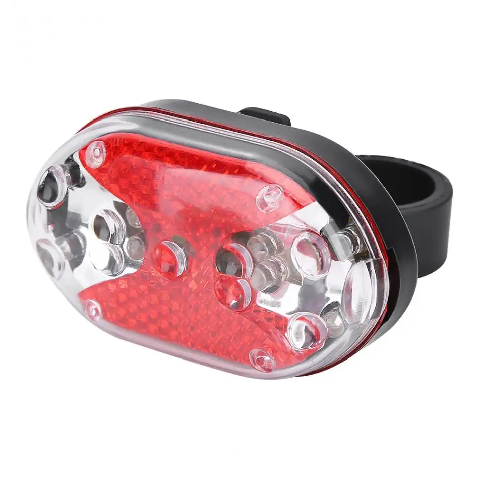 

1pc Mountain Road Bike Tail Light 9 LED Bicycle Warning Light Red/White Color LED Cycling Warming Light New Bike Rear Light