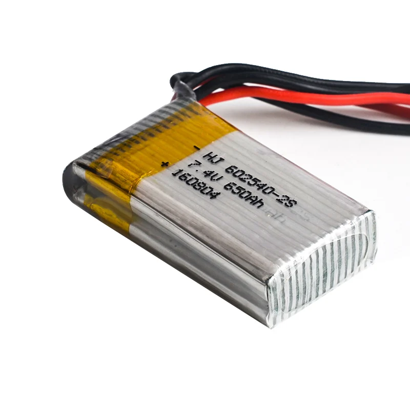 Аккумулятор lipo 7 4 В 650 мАч для квадрокоптера JRC H8C DFD F183|spare part|dfd f183battery 7.4v 500mah |