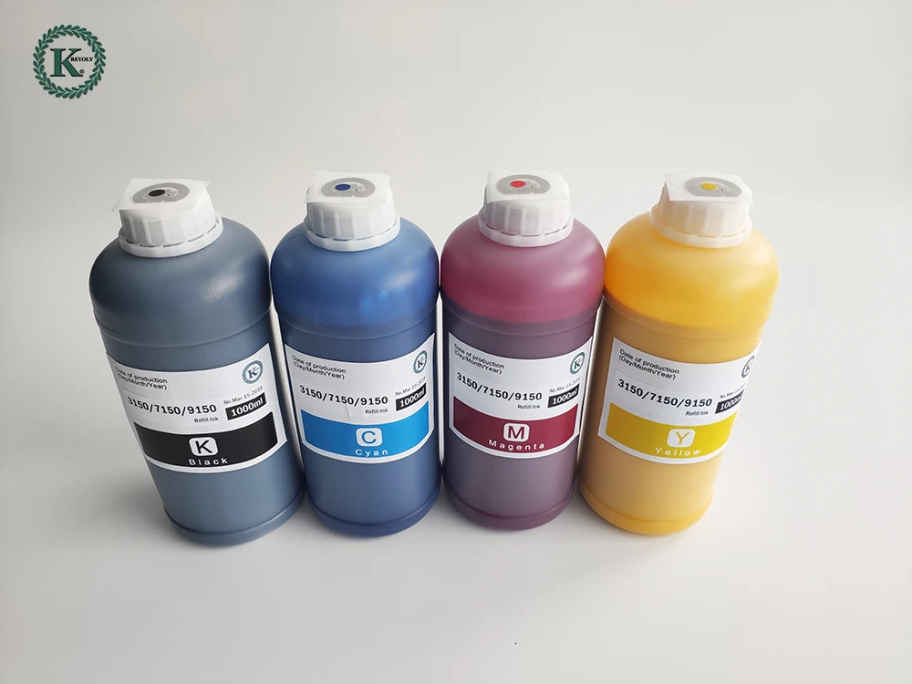 Сменные чернила KREYOLY для 3150/7150/9150 K C M Y color один комплект с чипом|Чернильные