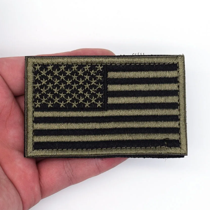 Вышитые США Флаг нашивки военный значок нашивка Тактическая Военная Америка