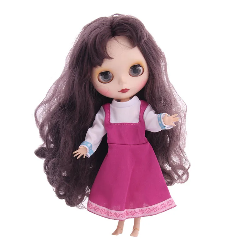 Fleta Doll Clothes Fashion Cute Dress Bjd Doll 1/6 30 Cm Or 14.5 Inch Doll Generation Children's Christmas Gift Toys