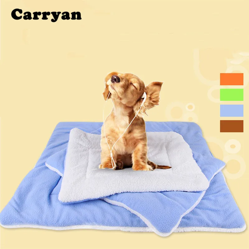 Carrywon Hand Wash Breathable Pet Dog Mat Nest Anti skid Solid Cotton