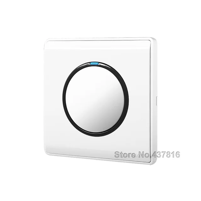 Online High Quality Funshion Click Switch 1 Gang Way 2 High Quality Funshion Click Switch 1 Gang Way 2 Pressure Push On Light Wall With Led Indicator
