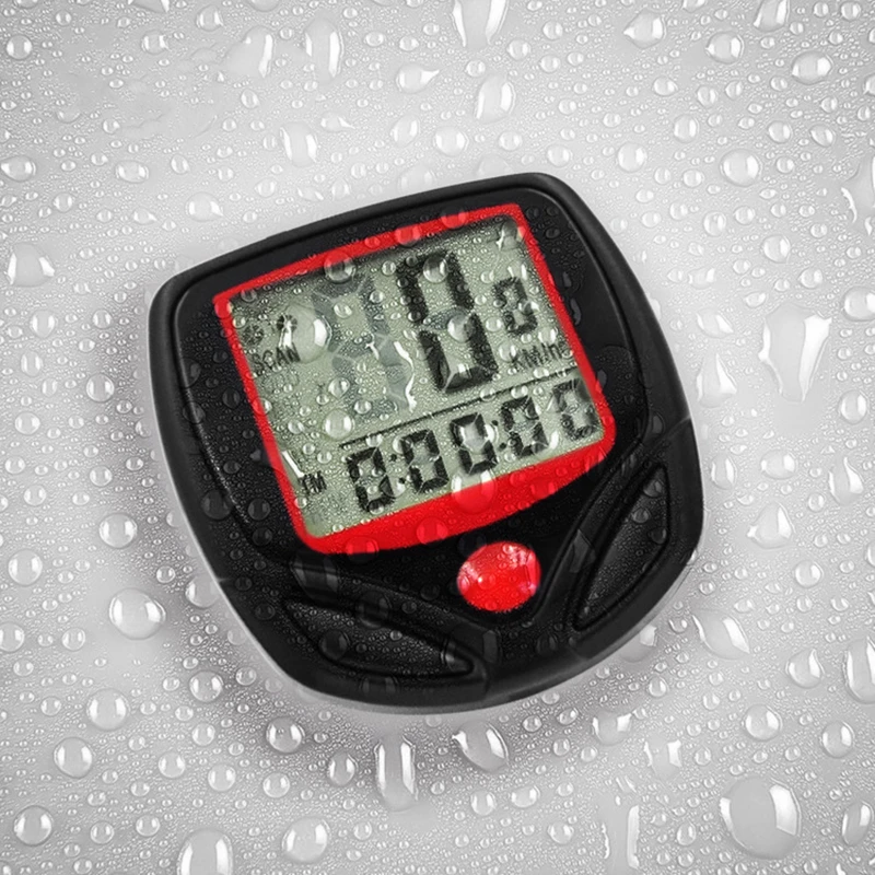 

1pc Bike Computer With LCD Digital Display Waterproof Bicycle Odometer Speedometer Cycling Stopwatch Riding Accessories Tool