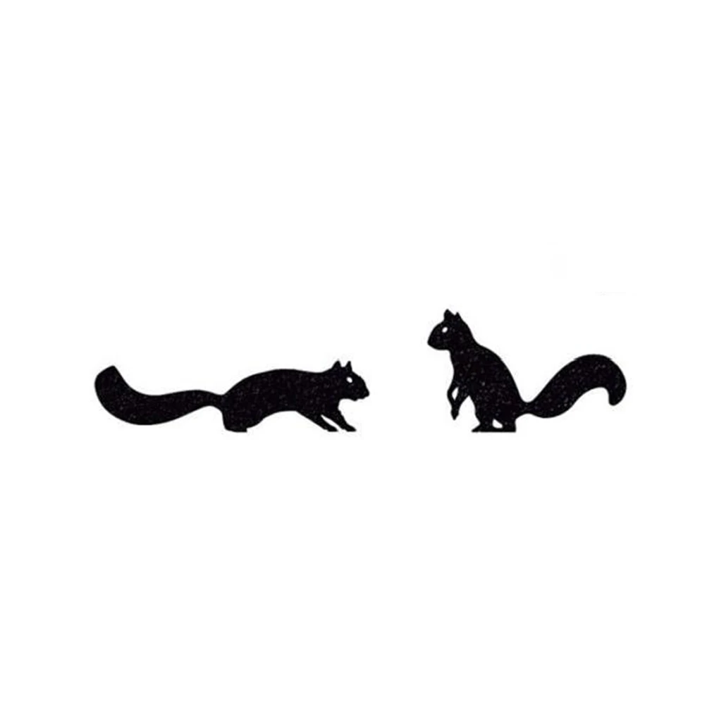 

New Arrived 24x6.3cm Squirrel Removable PVC Switch Sticker Wall Sticker Film for Living Room Bedroom
