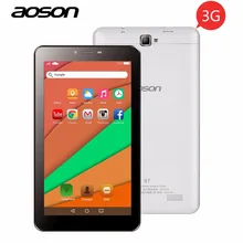 Aoson S7 7 inch 3G WCDMA phone call tablet PC 1GB/8GB Android IPS Dual SIM Dual Cam GPS WIFI Bluetooth 3G Phablet Kids Tablets