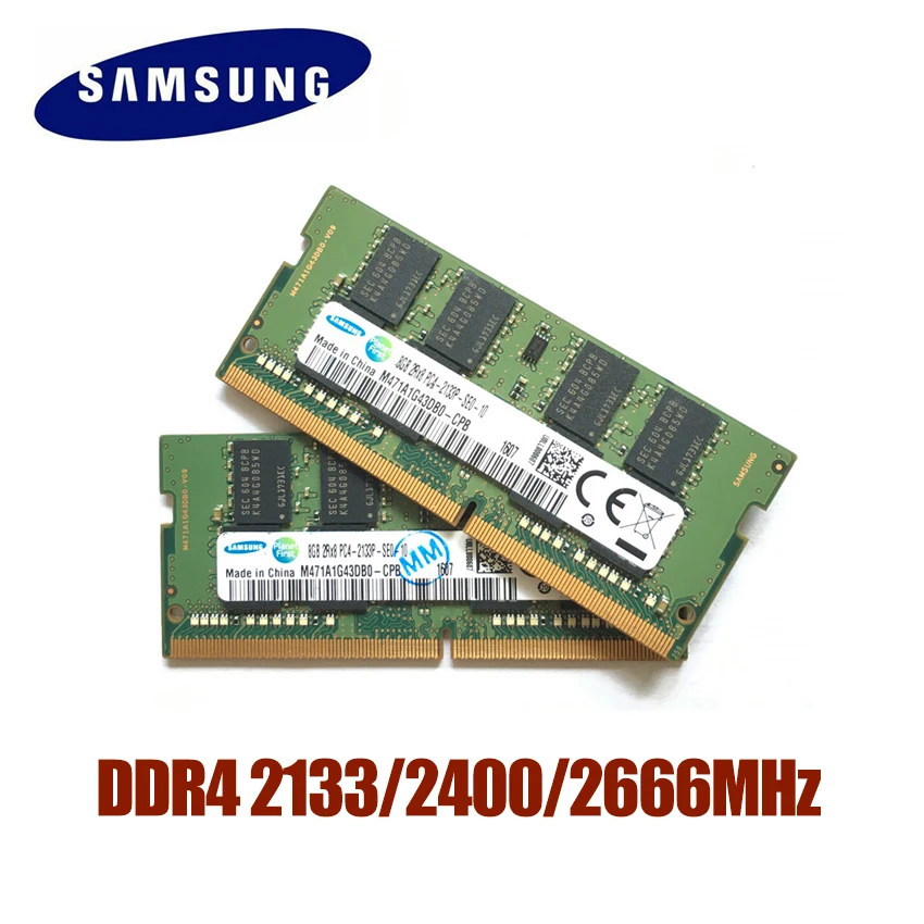 

SAMSUNG DDR4 4G 8G 16G Laptop Memory RAM 2133 2400 2666Memoria DRAM Stick for Notebook 100% Original 4GB 8GB 16GB RAM