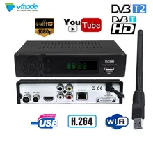 Novo DVB-T2 DVB-T2 receptor terrestre hd sintonizador de tv digital receptor mpeg4 dvb t2 h.264 receptor de tv terrestre dvb t conjunto-caixa superior