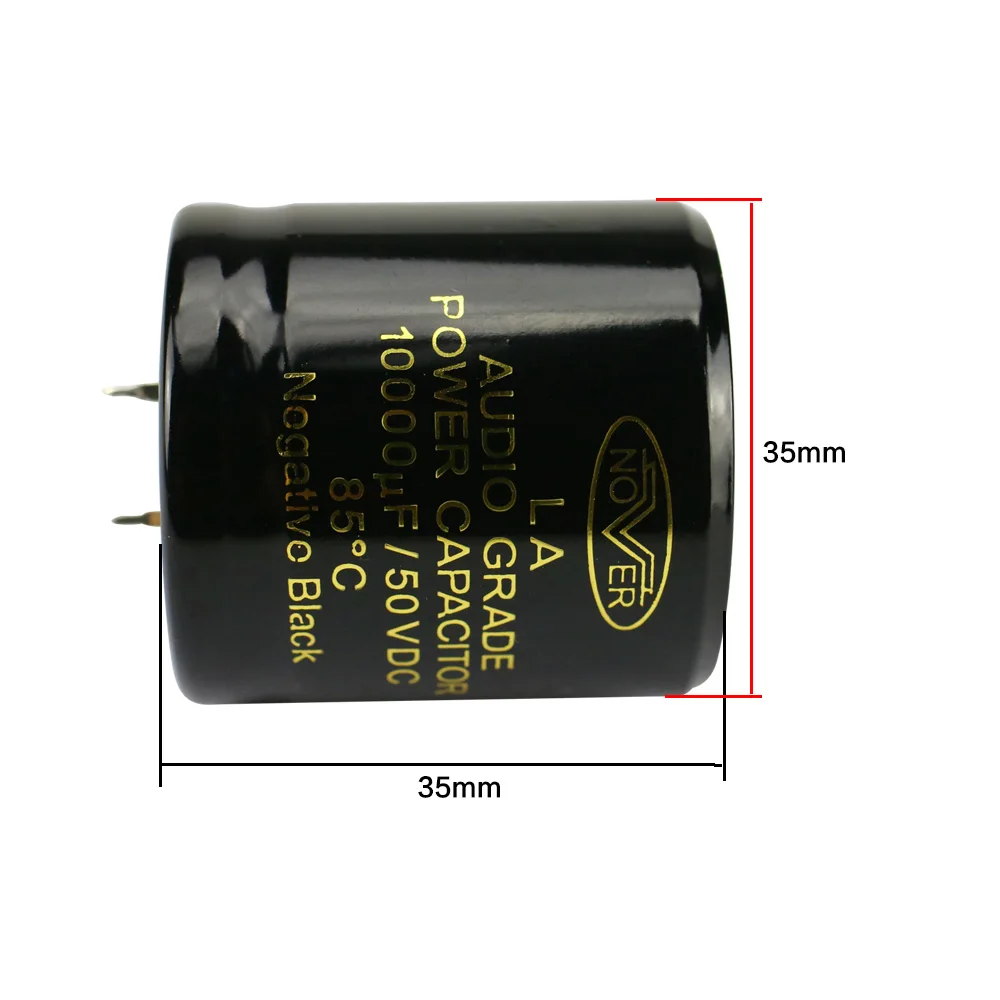 Capacitor de Potência de Áudio Ghxamp 10000uf 50v Nover la Capacitor de Alumínio 35*35 mm para Filtro de Fonte de Alimentação Peças - Image 2
