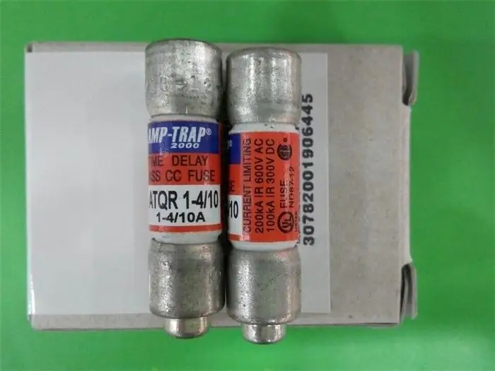 

ATQR 1 4/10 AMPTRAP Farley 10X38 delay fuse fuse 1.4A Mersen Authentic