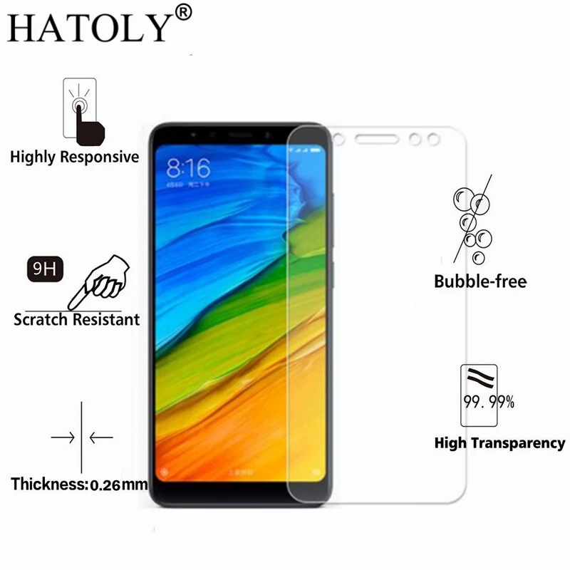 

2PCS Tempered Glass For Xiaomi Redmi 5 Plus Screen Protector for Xiaomi Redmi 5 Plus Film Xiaomi Redmi 5 Plus Glass HATOLY