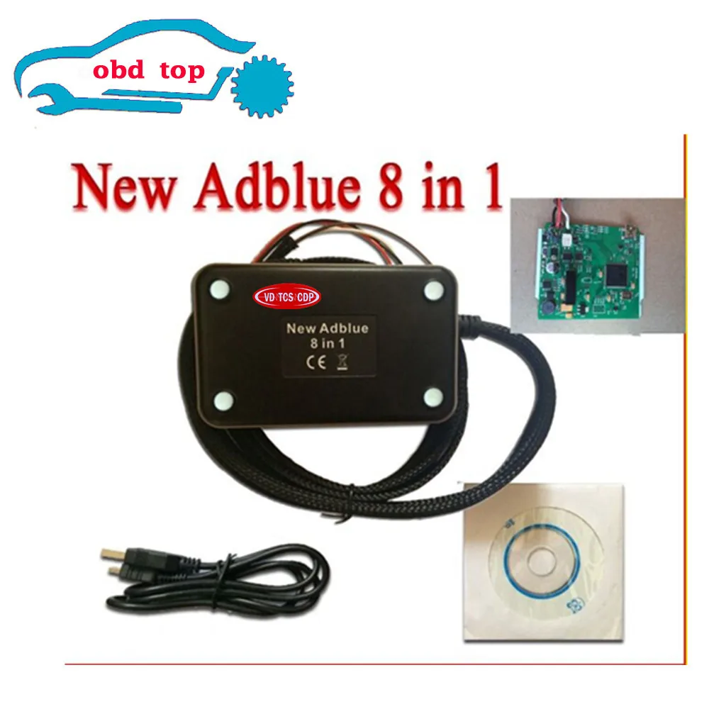 DHL доставка набор из 10 шт./лот 8in1 Adblue поддержка эмулятора мульти транспортных