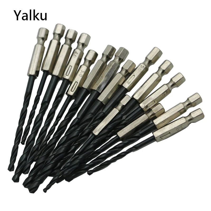 Yalku HSS Twist Drill Bit Set Tool Kit Metal Drill Bits Power Tool