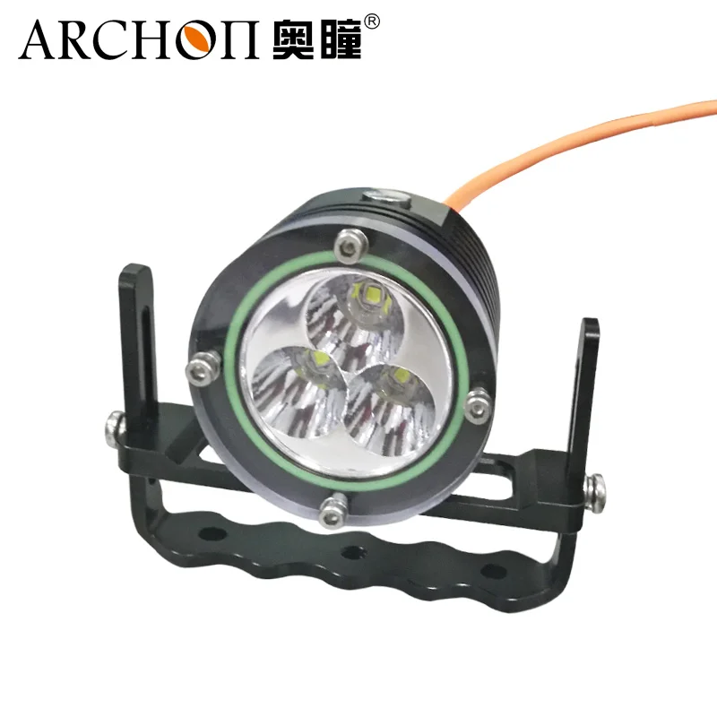 ARCHON DH30 II Точечный светильник для дайвинга 3* CREE XM-L2 U2 светодиоды макс. 3600 люмен подводный 100 м светильник для дайвинга светильник для фотосъемки