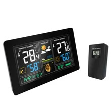 US/EU Plug Digital display Weather forecast clock indoor Thermometer hygrometer pressure displa Temperature Humidity Meter US/EU Plug Digital display Weather forecast clock indoor Thermometer hygrometer pressure displa Temperature Humidity Meter