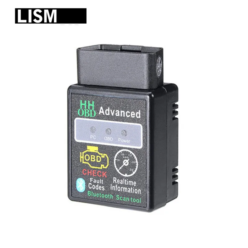 Расширенный умный мини ELM327 HH автомобильный OBD2 CAN BUS сканер инструмент Bluetooth Функция OBDII Интеллектуальный диагностический поддерживает чип супер