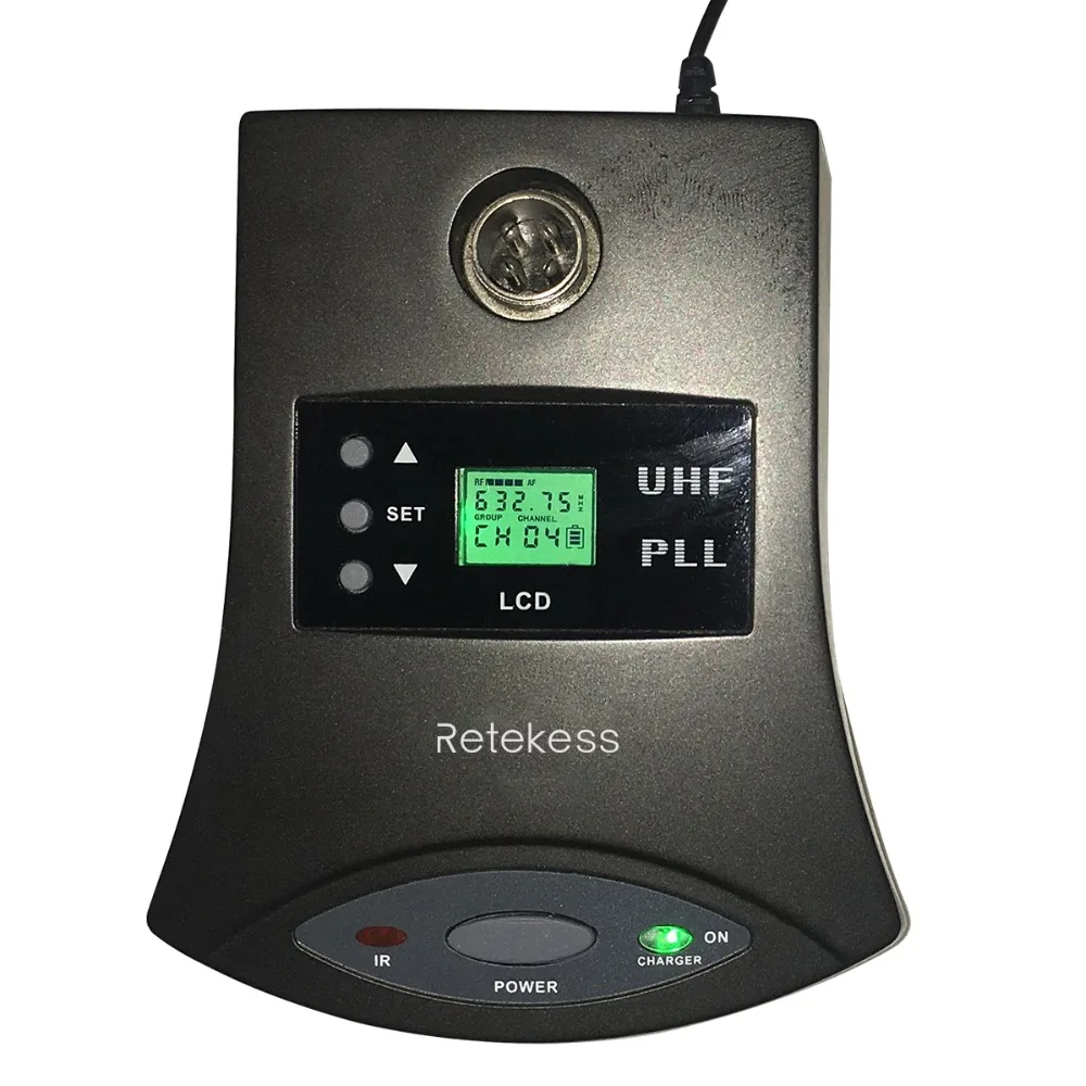 Retekess T124 RF اللاسلكية مؤتمر نظام الترجمة الفورية الطابق/دعم ميكروفون جهاز إرسال سمعي ل اجتماع