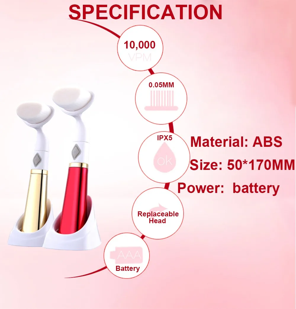 Electric Wash Face Brush Machine Facial Pore Cleaner Body Cleaning Skin Massager Beauty Tools Wash Face Machine (9)