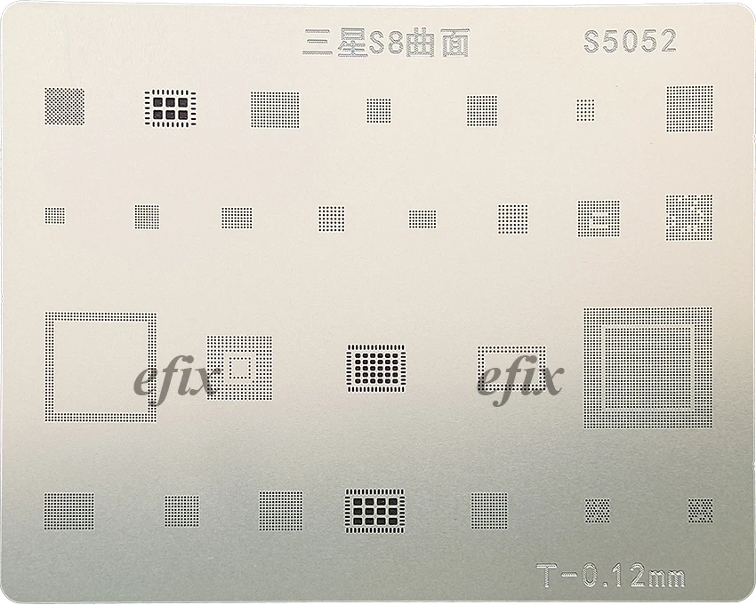 Ефикс 14 шт./лот микросхема наборы трафаретов для пайки BGA паяльная шаблон сварочный флюс для samsung S8 S7 S6 край S5 S4 S3 Note 3, 4, 5, 6 лет