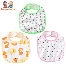 50 шт./лот нагрудник печать хлопка Водонепроницаемый нагрудник большой ужин Clothesb1TRK0049