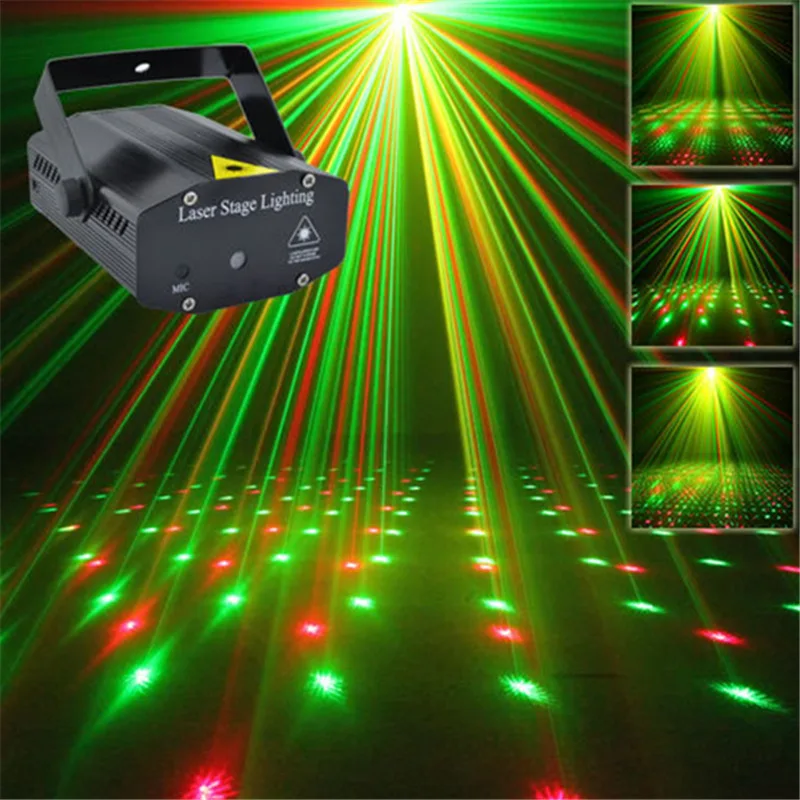 Mini LED Laser Pointer Disco Stage Light Party Pattern Lighting Projector Stage Light Effect