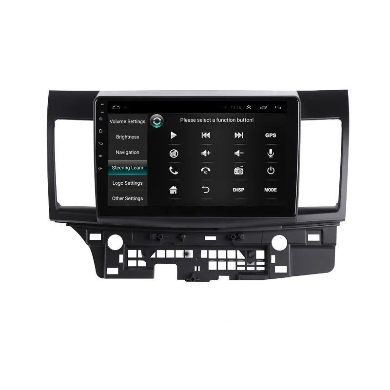 Sale 10" 2.5D IPS Android 8.1 Car DVD Multimedia Player GPS for Mitsubishi Lancer 2008 2009 - 2016 audio car radio stereo navigation 18