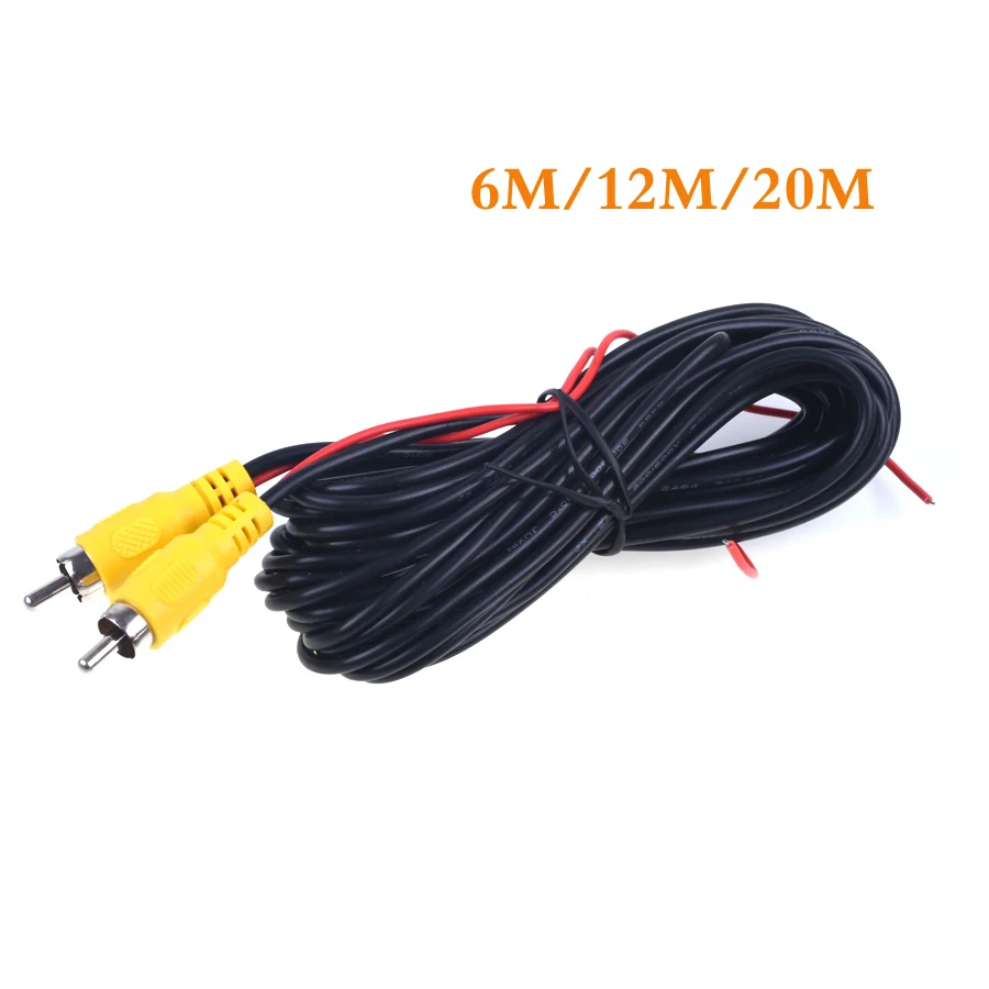 12M Car RCA Reversing Camera Video Cable With Spcial Reversing Backup