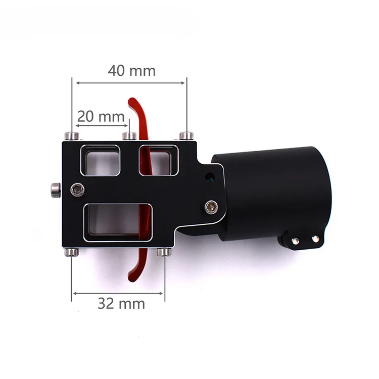 1PC Plant Protection Drone Folding Arm Tube Connector Anti-virtual D30mm Tube Clamp Aluminum Tube Joint for RC Multi-axis Parts
